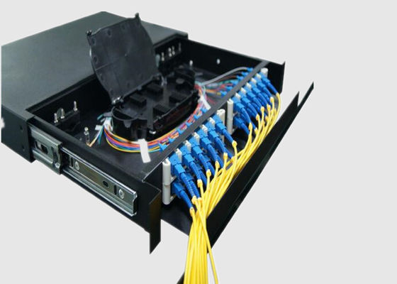 12 Port SC/UPC LC/UPC Optical Fiber Patch Panel