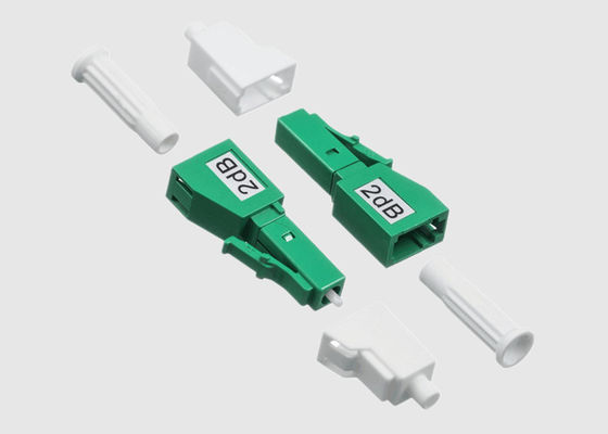 DWDM System LC/APC Female To Male 15dB Fiber Optic Attenuator