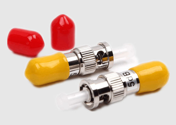 SM/MM Male To Female 10dB ST UPC Fixed Fiber Optic Attenuator