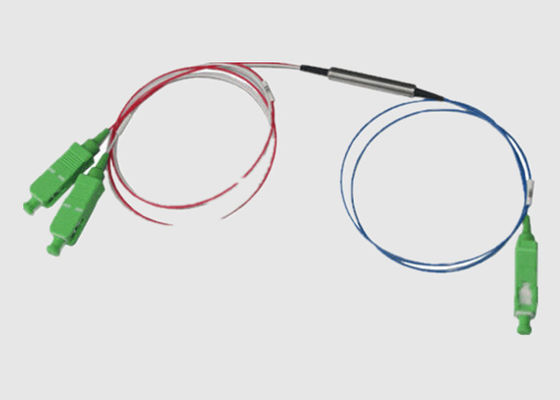 3 Ports 980nm 850nm 1x2 Fiber Optic Isolator For Network