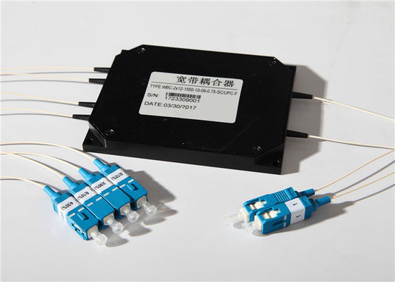2×4 Fan Out 1480nm Fused Fiber Optic WDM Module