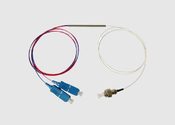 1x2 FBT 1550nm WDM Optical Fiber Coupler SC UPC For FTTH