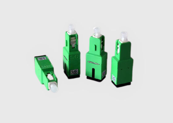 10dB Male To Female In Lined SC Singmode Fixed Attenuator For WDM