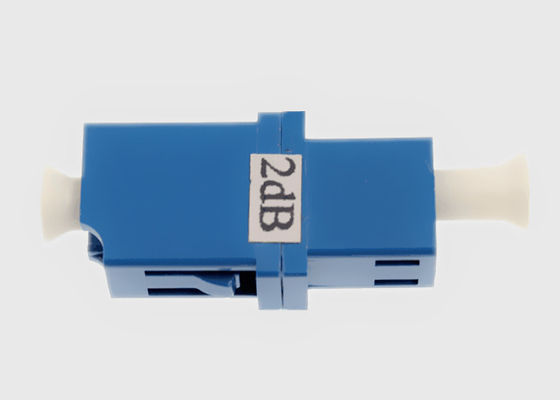Fixed Flange Female to Female LC UPC Fiber Optic Attenuator Single Mode