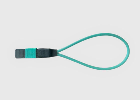 12 Core Single Mode G657A2 MPO Fiber Optic Loopback