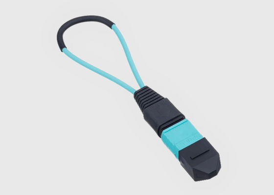 0.3m OM4 MPO MTP Fiber Optic Loopback Adapter