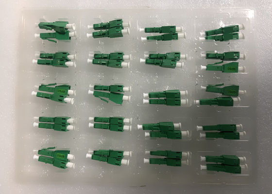 FTTH 12dB LC APC Singlemode Plug Type Fiber Attenuator