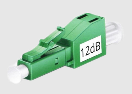 FTTH 12dB LC APC Singlemode Plug Type Fiber Attenuator