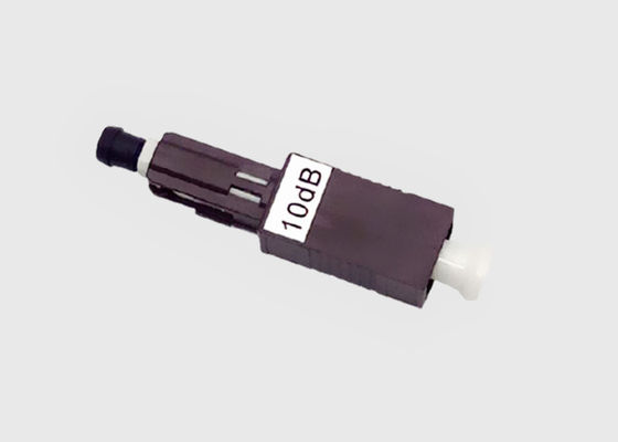 Low Back Reflection 10dB Male to Female MU Fiber Optic Cable Attenuator