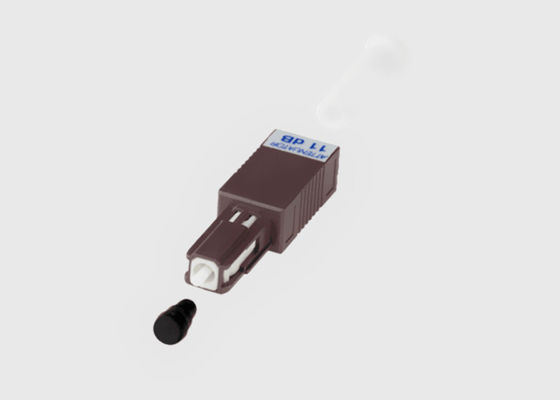 Low Back Reflection 10dB Male to Female MU Fiber Optic Cable Attenuator