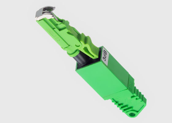 E2000/APC Male to Female Singlemode Plug in Fixed Optical Attenuator 1-25dB