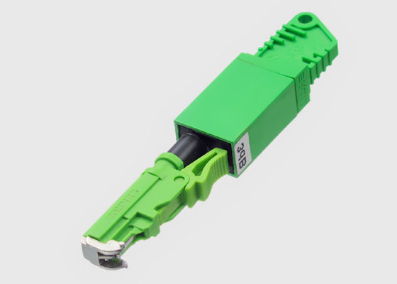 E2000/APC Male to Female Singlemode Plug in Fixed Optical Attenuator 1-25dB