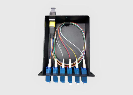 12 Fiber Pre-Installed 6 Duplex LC Adapters MTP/MPO Fiber Breakout Cable Cassette