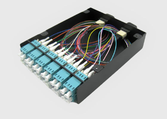 MTP/MPO Fiber Breakout Cable 12×LC Duplex Fiber Optic Exchange Cassette
