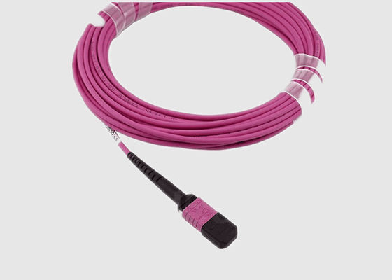 MPO Female to MPO Male Singlemode 9/125 Fiber Optic Cable For Network