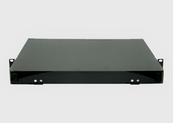 1U HD Rack Mount Fiber Patch Panel With MPO / MTP Cassette Or Adapter Panel