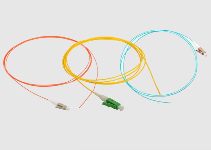 12 Colorful Single Mode 0.9mm SC UPC Corning Fiber Optic Pigtails