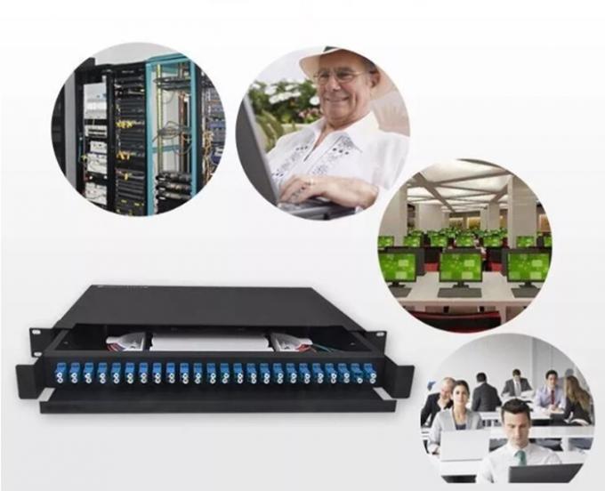 12 Port SC/UPC LC/UPC Optical Fiber Patch Panel