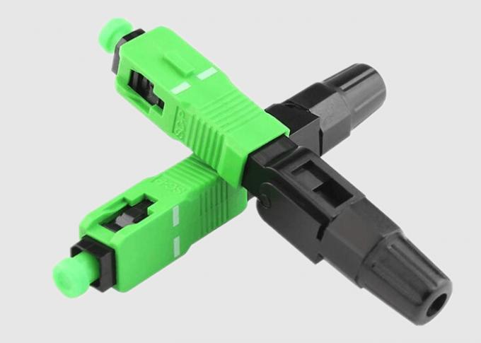 Ferrule Field Single Mode APC 250μM Fiber Optic LC Connector